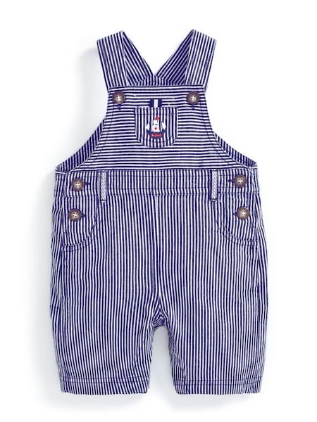 Nautical Stripe Baby Dungarees in Navy (D18262) | $39
