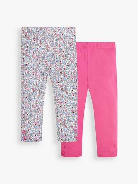 Summer Ditsy Floral & Pink 2-Pack Leggings (D18270) | €29