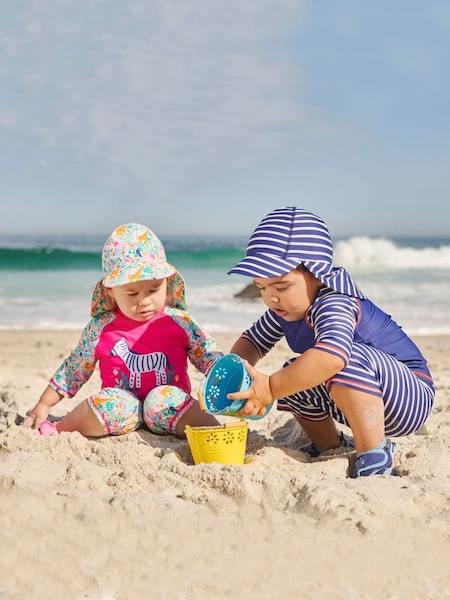 Pink Safari UPF 50 2-Piece Sun Protection Suit (D18312) | €32.50