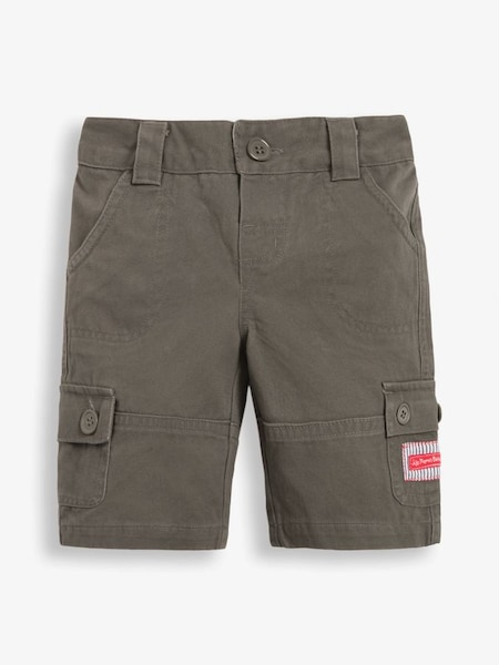 Twill Shorts in Olive (D18646) | $12