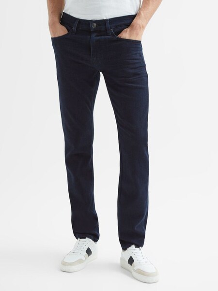 Paige Hochgeschnittene Stretch-Jeans in Slim Fit, Garity (D20400) | 330 €