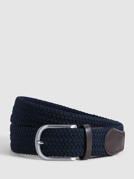 海軍藍梭織腰带 (D28899) | HK$515