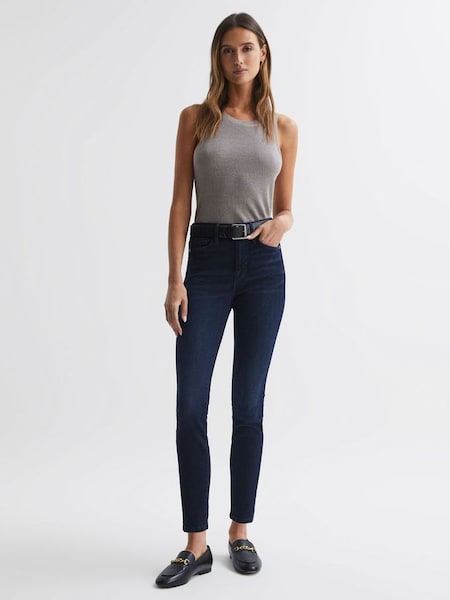 Good American Sculpting Skinny Jeans in Mid Blue (D35766) | CHF 140