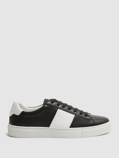 Leather Trainers in Black (D43718) | $133