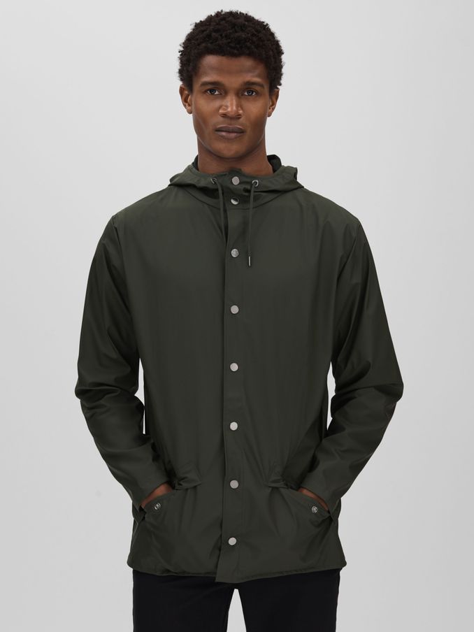 Leather jacket 2025 in rain