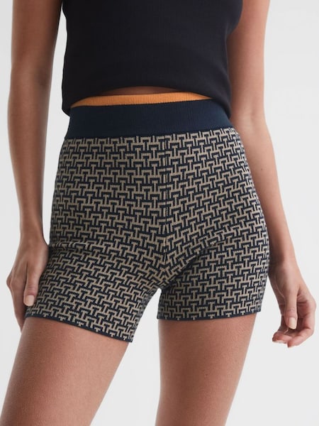 The Upside Printed Shorts in Abstract (D55133) | $260