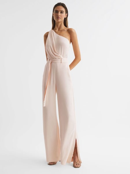 Schulterfreier Overall in Nude (D56076) | 229 €