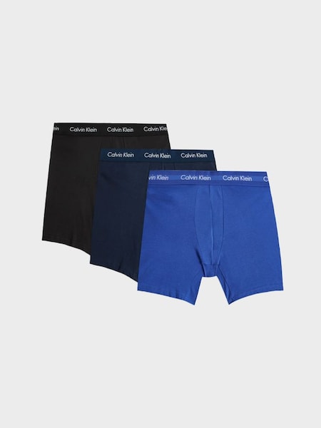 Calvin Klein Underwear 3 Pack Trunks in Blue Multi (D56820) | CHF 60