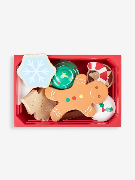Wooden Christmas Treat Set in Red (D58420) | €23
