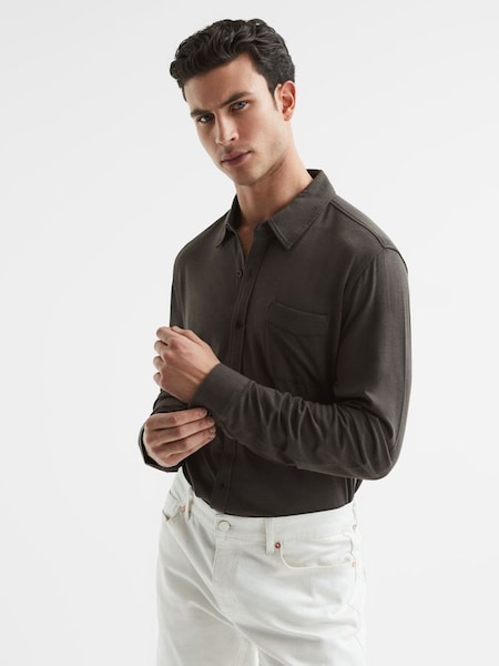 铁门派格棉质平织衬衫 (D81058) | HK$1,656