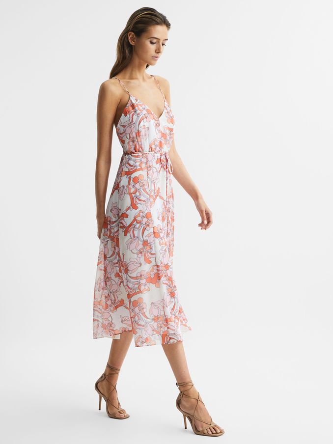 Reiss pink cheap dress sale