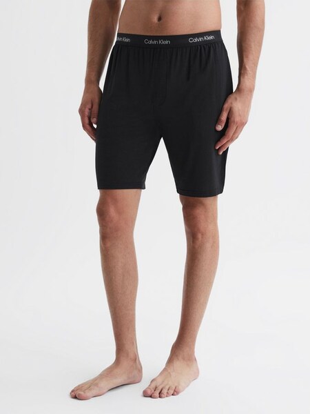 Short élastique Calvin Klein Underwear Lounge noir (D85804) | 65 €