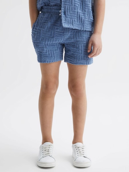Senior Terry Towelling Shorts in Airforce Blue (D99257) | €28