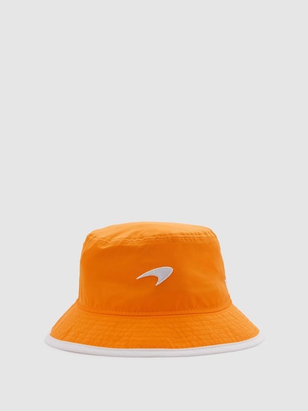 McLaren F1 Embroidered Bucket Hat in Papaya (E04274) | HK$640