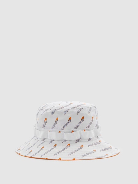 McLaren F1 Printed Bucket Hat in White (E04279) | €95