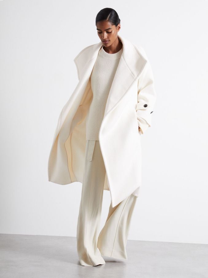 White women's coat sale cheap