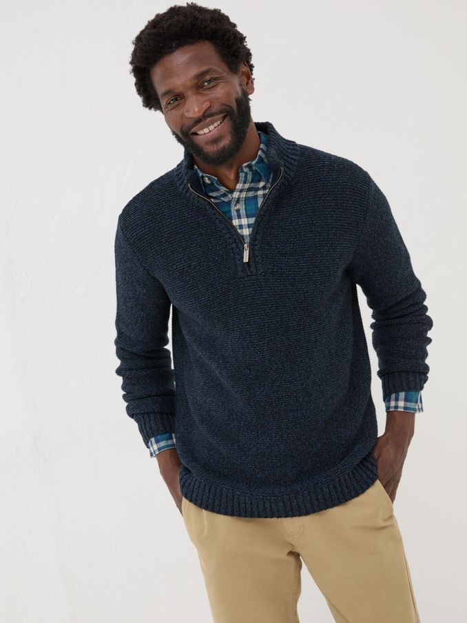 Men s Half Zip Jumpers FatFace IE