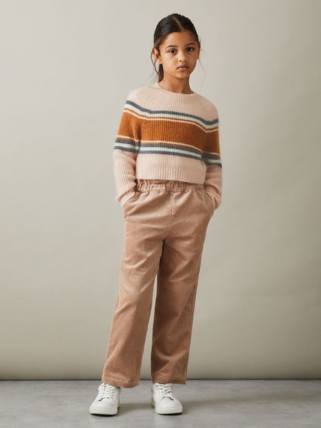 Junior Colourblock Striped Jumper in Pink (E26417) | HK$580