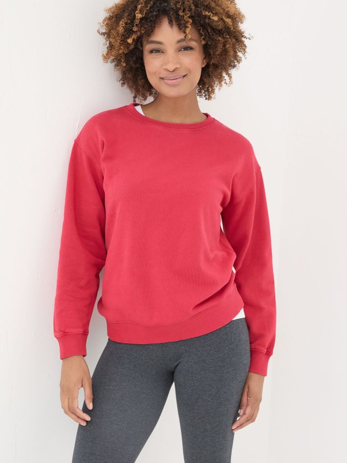 Women s Round Neck Sweatshirts Hoodies FatFace IE