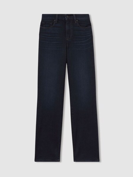 Paige High Rise Straight Leg Jeans in Duchess Blue (E43134) | TRY 465