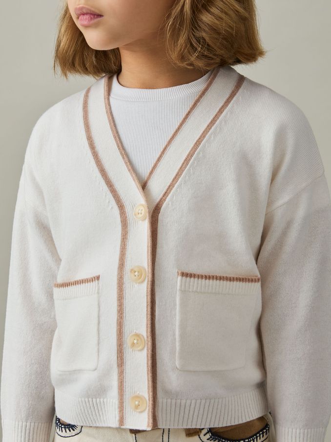 Girls CARDIGANS CREAM Reiss Canada