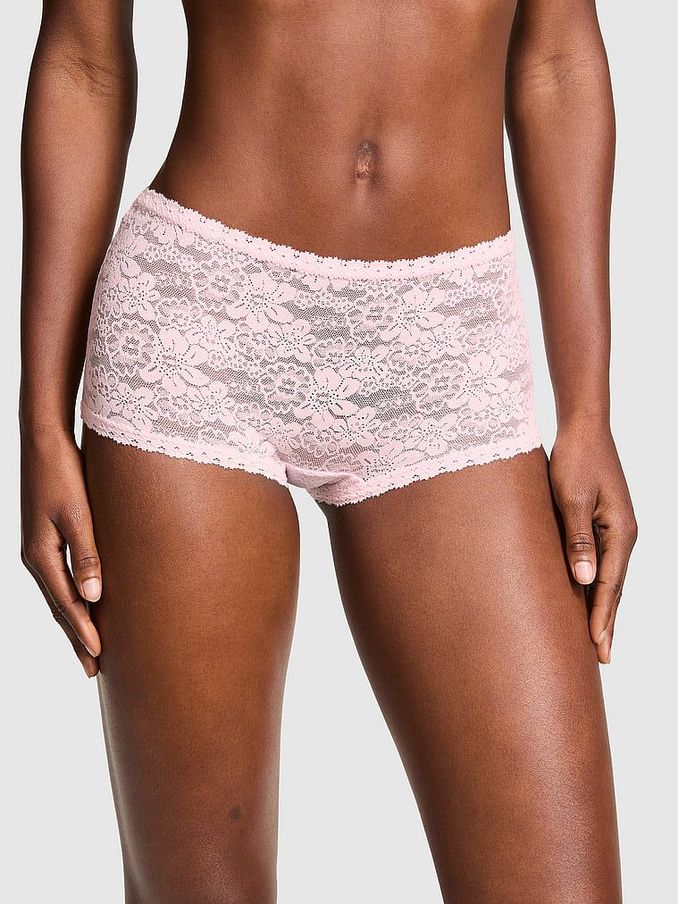 Lace booty shorts victoria's secret clearance