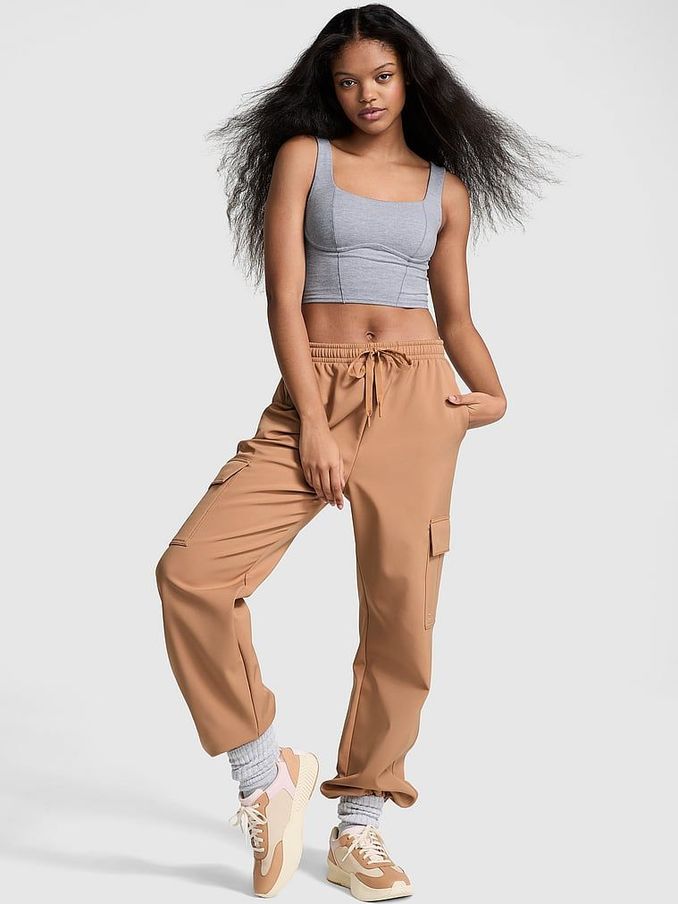 Fleece cargo trousers on sale