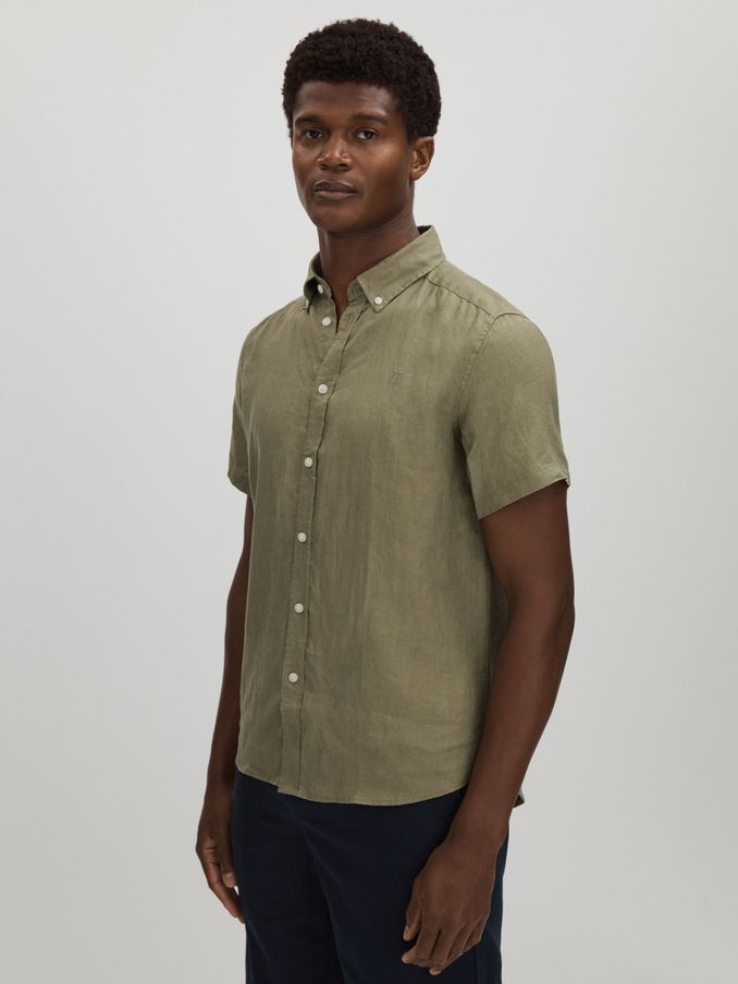 Men s SHORT SLEEVE WEDDING GUEST Shirts Reiss AE