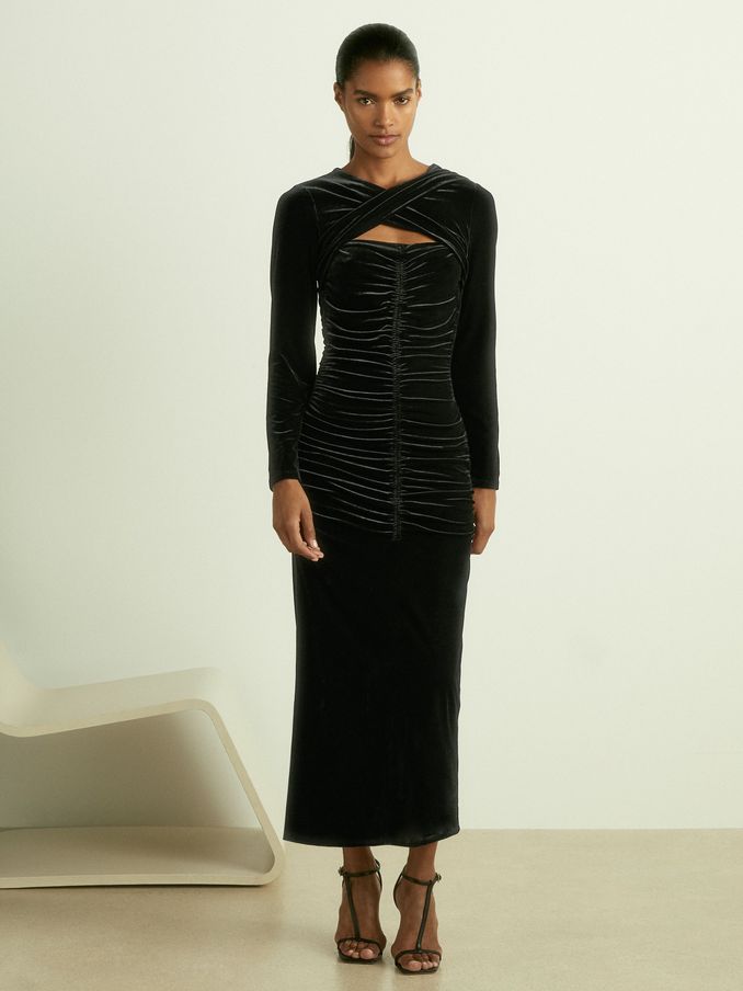 Long black dresses ireland on sale