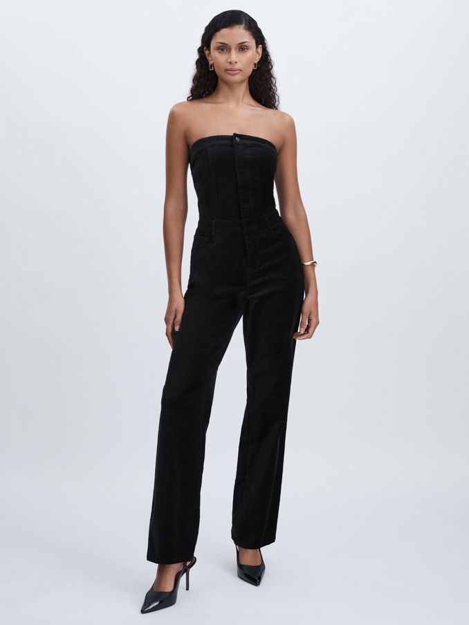 Black wedding jumpsuit sales