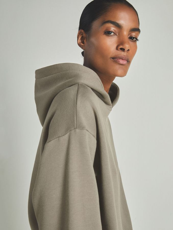 Khaki hoodie ladies online