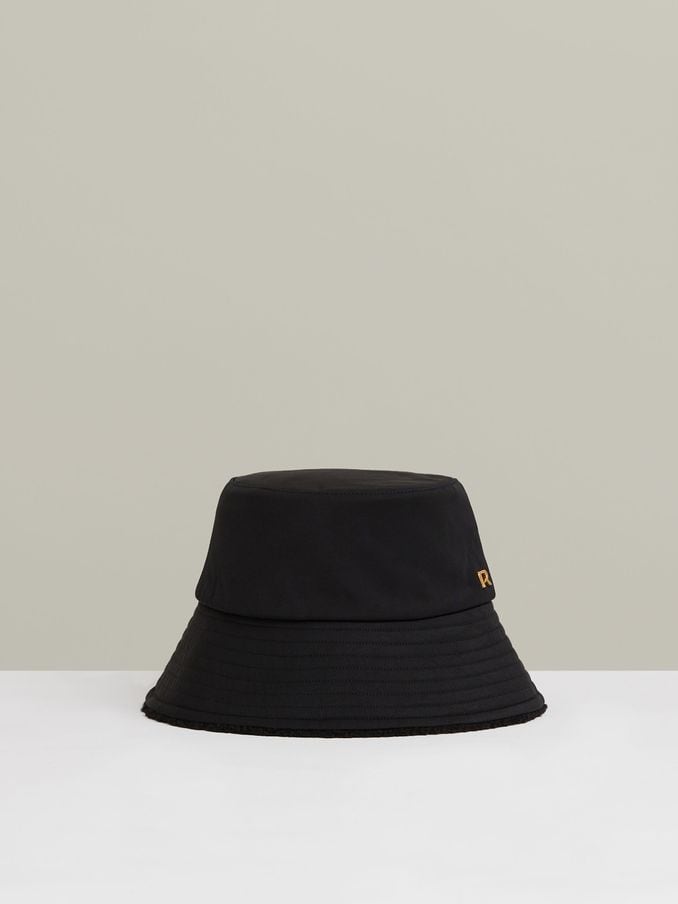 Women s Black Hats Caps Floppy Hats REISS Ireland