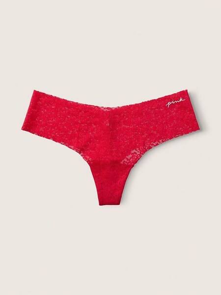 Red Pepper Red Thong Lace No Show Knickers (K07086) | €10.50