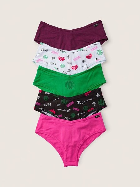 Fashion Pink Cheeky Cotton Knickers Multipack (K09804) | €29