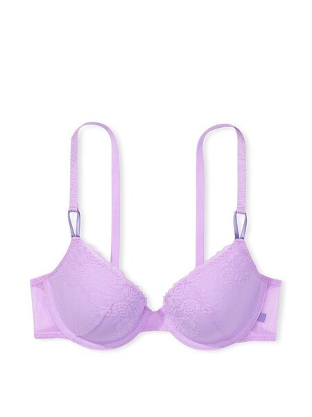 Purple Petal Purple Lightly Lined TShirt Demi Bra (K10571) | €30