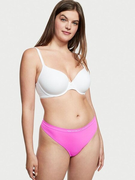 PinkBerry Pink Smooth Seamless Thong Knickers (K17017) | €7