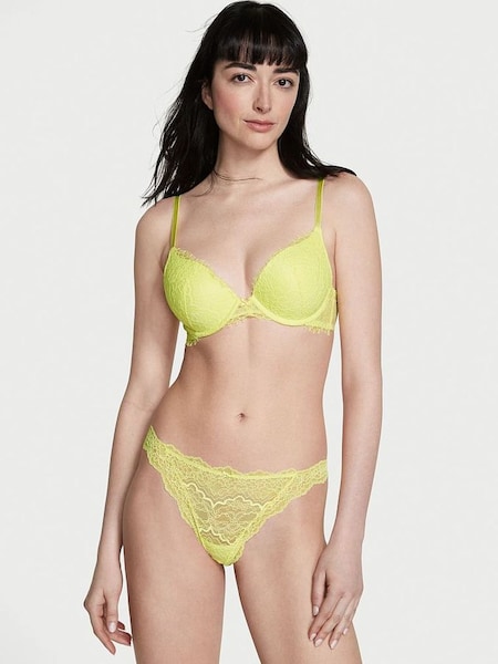 Citron Yellow Lace Lightly Lined Full Cup Bra (K22236) | €33