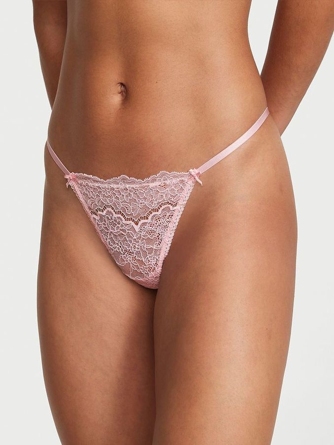 Pink Thong Dream Angels Lace Knickers Victoria s Secret Ireland