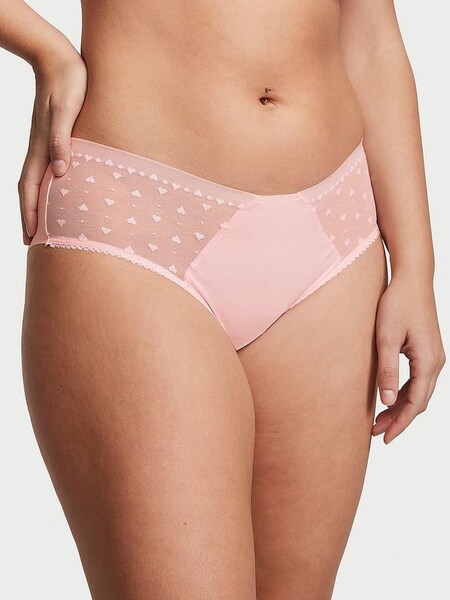 Pretty Blossom Pink Scalloped Hipster Knickers (K22451) | €10.50