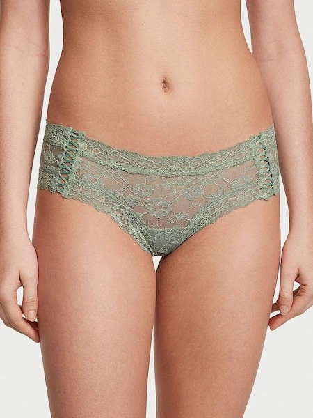 Seasalt Green Double Side Lace Up Lacie Cheeky Knickers (K22622) | €10.50