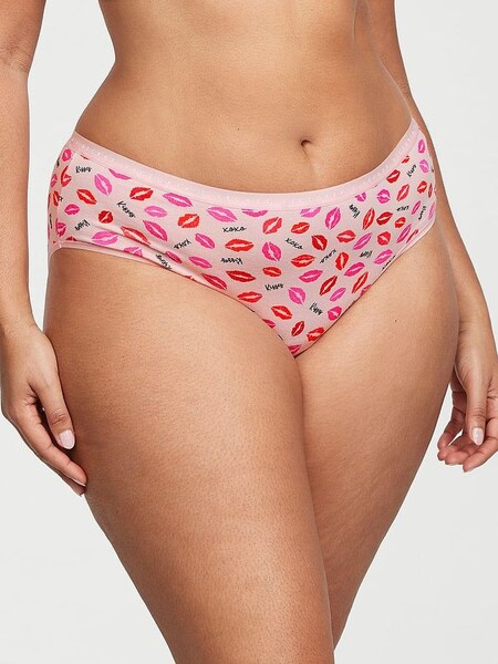 Pretty Blossom Kiss Pink Printed Stretch Cotton Hipster Knickers (K23613) | €10.50