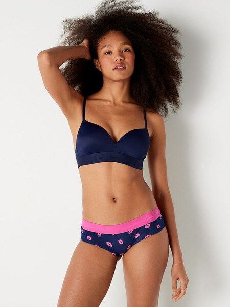 Ensign Navy Blue Non Wired Push Up Smooth T-Shirt Bra (K24476) | €33