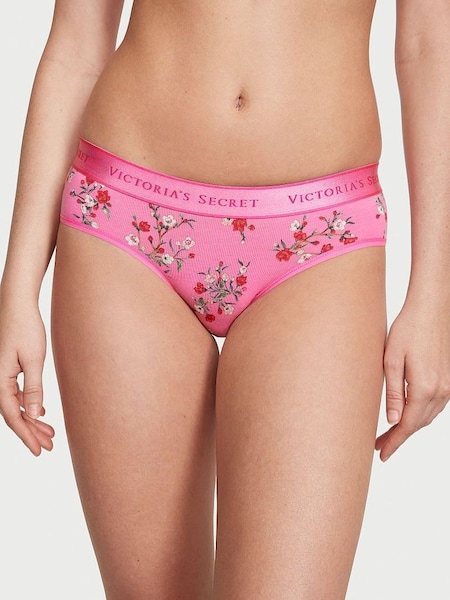 Hollywood Pink Blossoms Hipster Logo Knickers (K24702) | €10.50