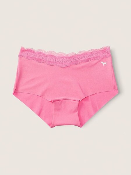 Dreamy Pink Short Lace Trim Knickers (K31656) | €10.50