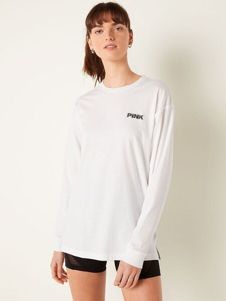 Optic White Long Sleeve T-Shirt (K32295) | €15.50