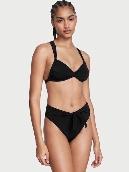 Black Twist Multiway Halterneck Bikini Top (K35178) | €45