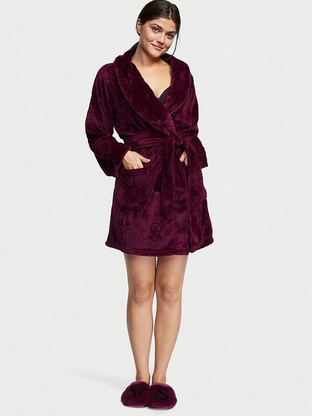 Kir Red Logo Cosy Short Dressing Gown (K40995) | €56