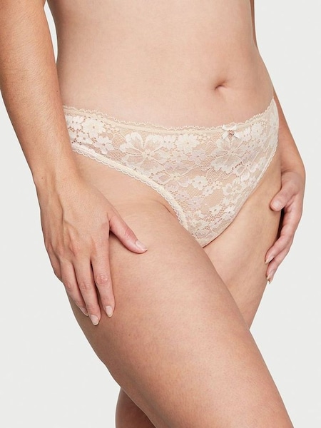 Marzipan Nude Lace Thong Knickers (K43422) | €15.50