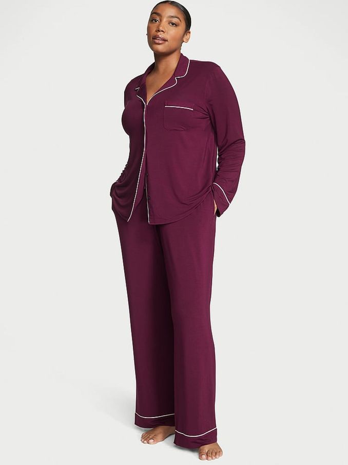 Plain shop red pyjamas