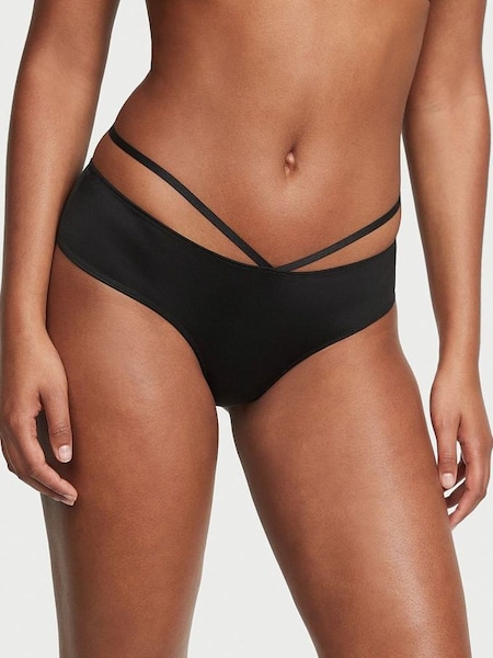 Black Smooth Cheeky So Obsessed Strappy Cheeky Panty (K43944) | €15.50